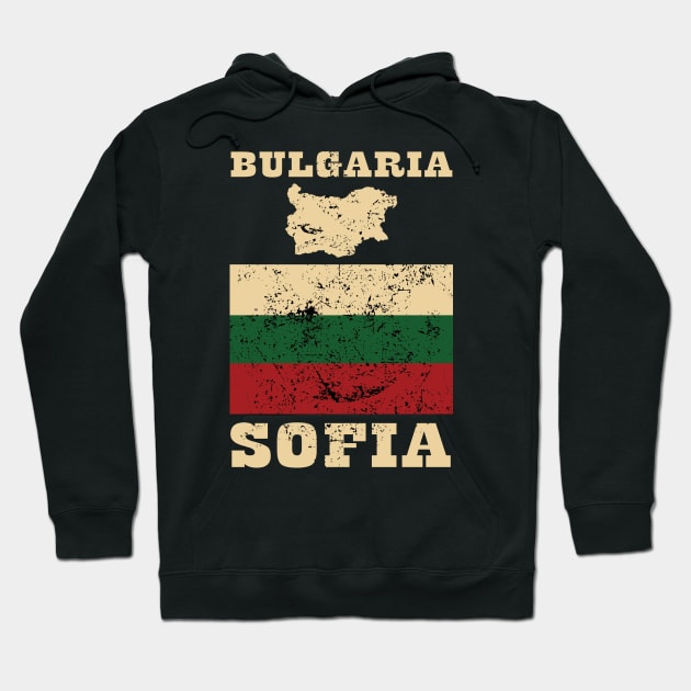 Flag of Bulgaria Hoodie by KewaleeTee